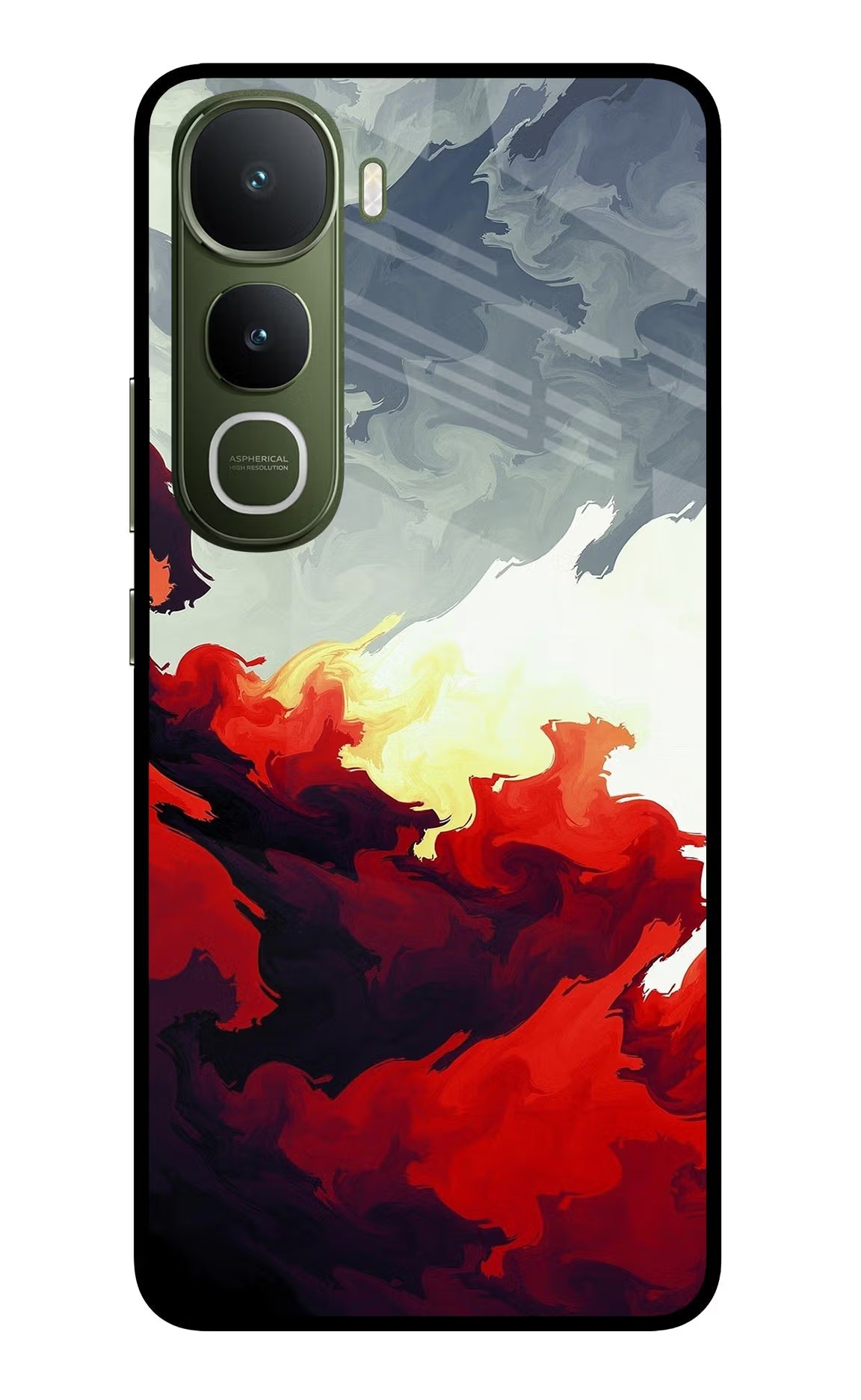 Fire Cloud Vivo Y400 5G Back Cover