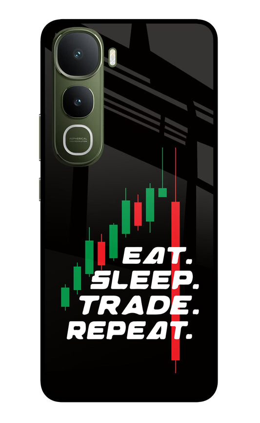 Eat Sleep Trade Repeat Vivo Y400 5G Back Cover