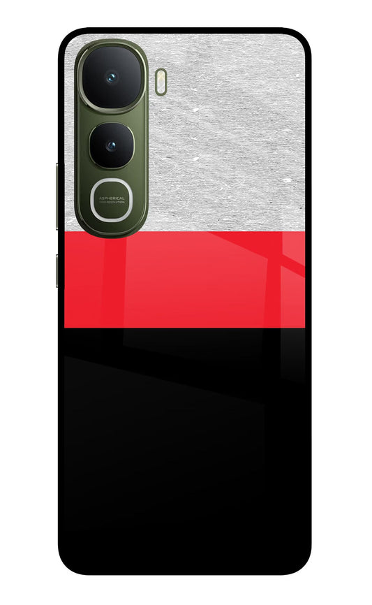 Tri Color Pattern Vivo Y400 5G Back Cover