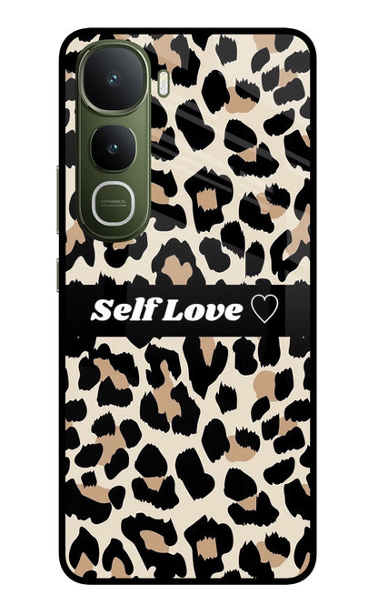 Leopard Print Self Love Vivo Y400 5G Back Cover