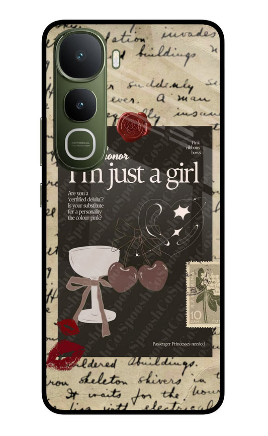 I am just a girl Vivo Y400 5G Back Cover