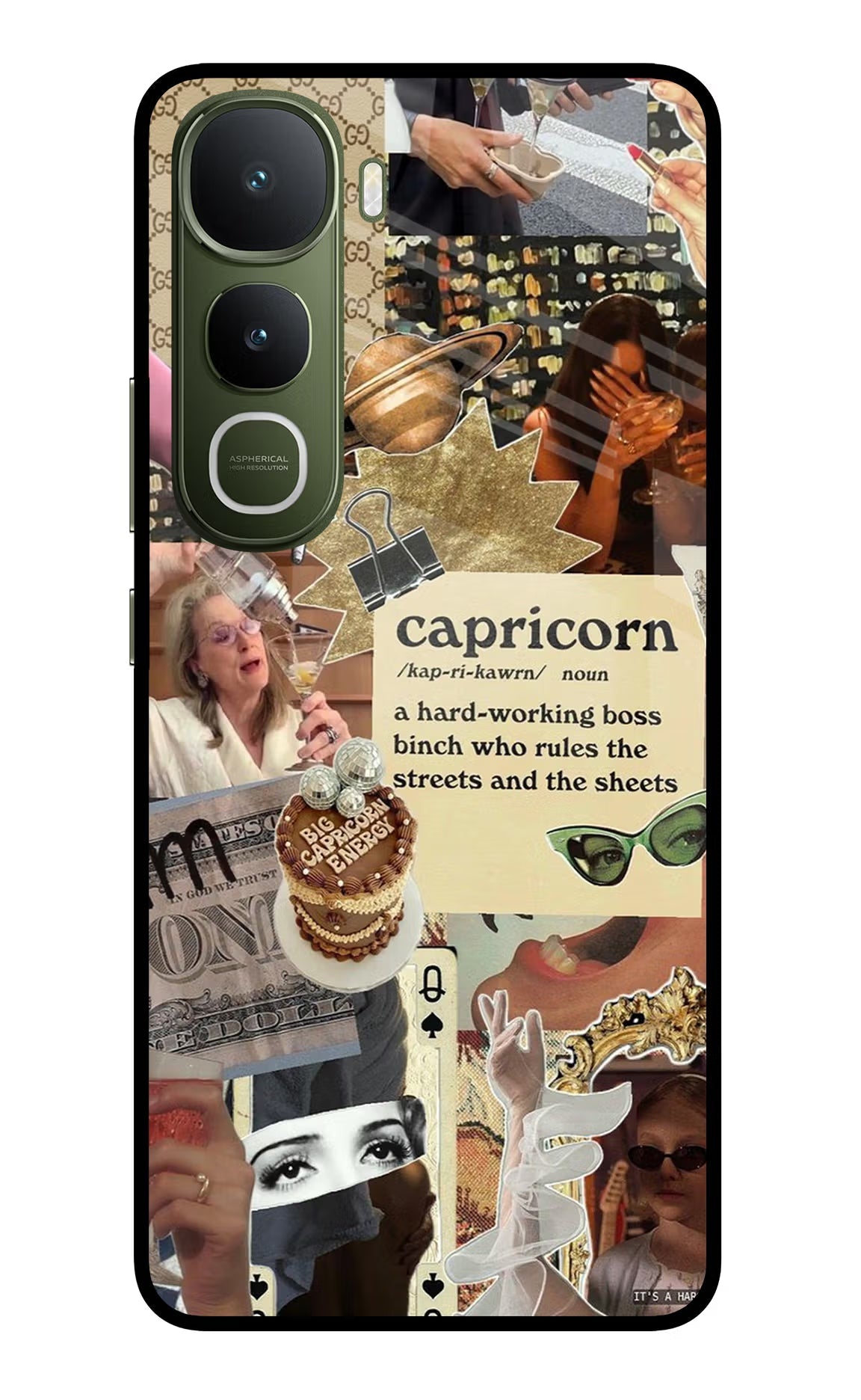 Capricorn Zodiac Vivo Y400 5G Back Cover