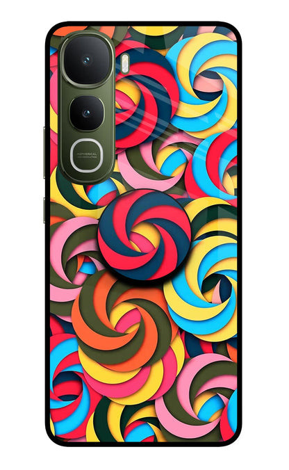 Spiral Pattern Vivo Y400 5G Pop Case