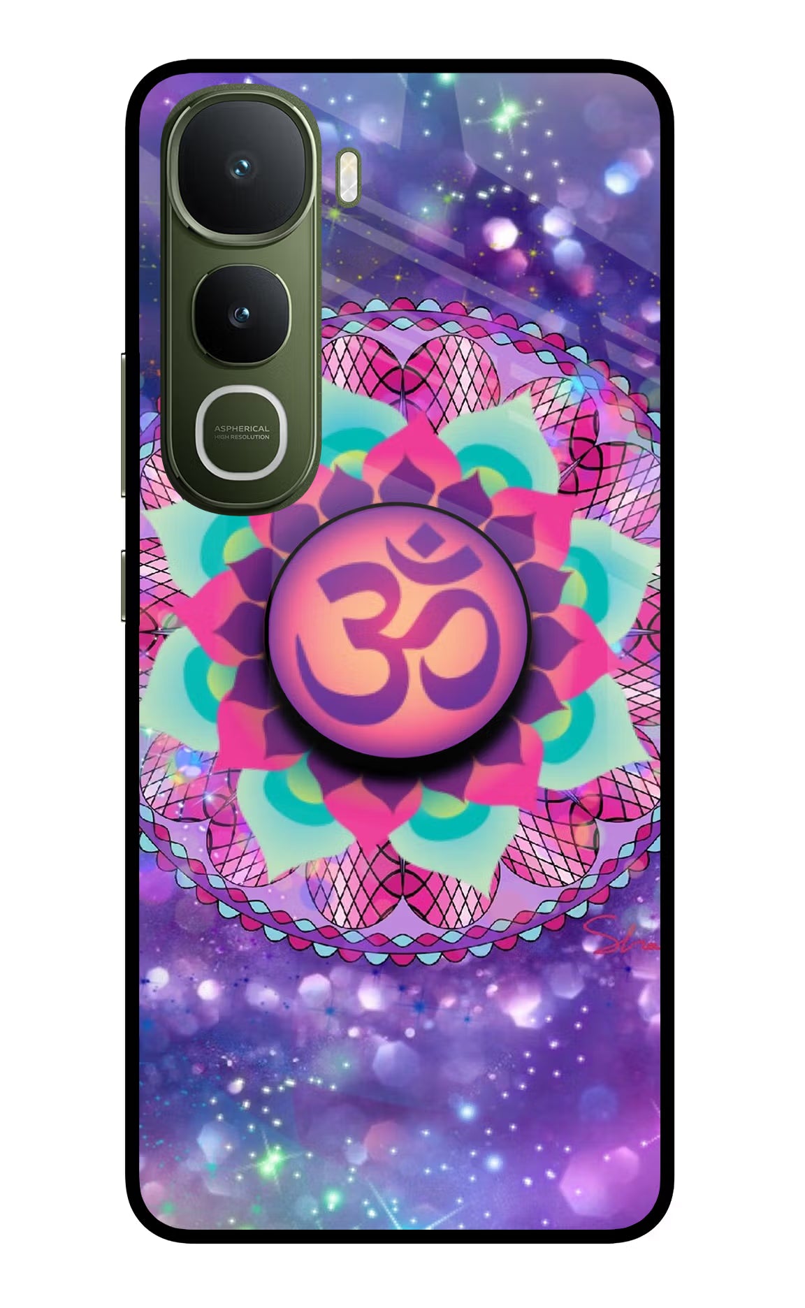 Om Purple Vivo Y400 5G Pop Case
