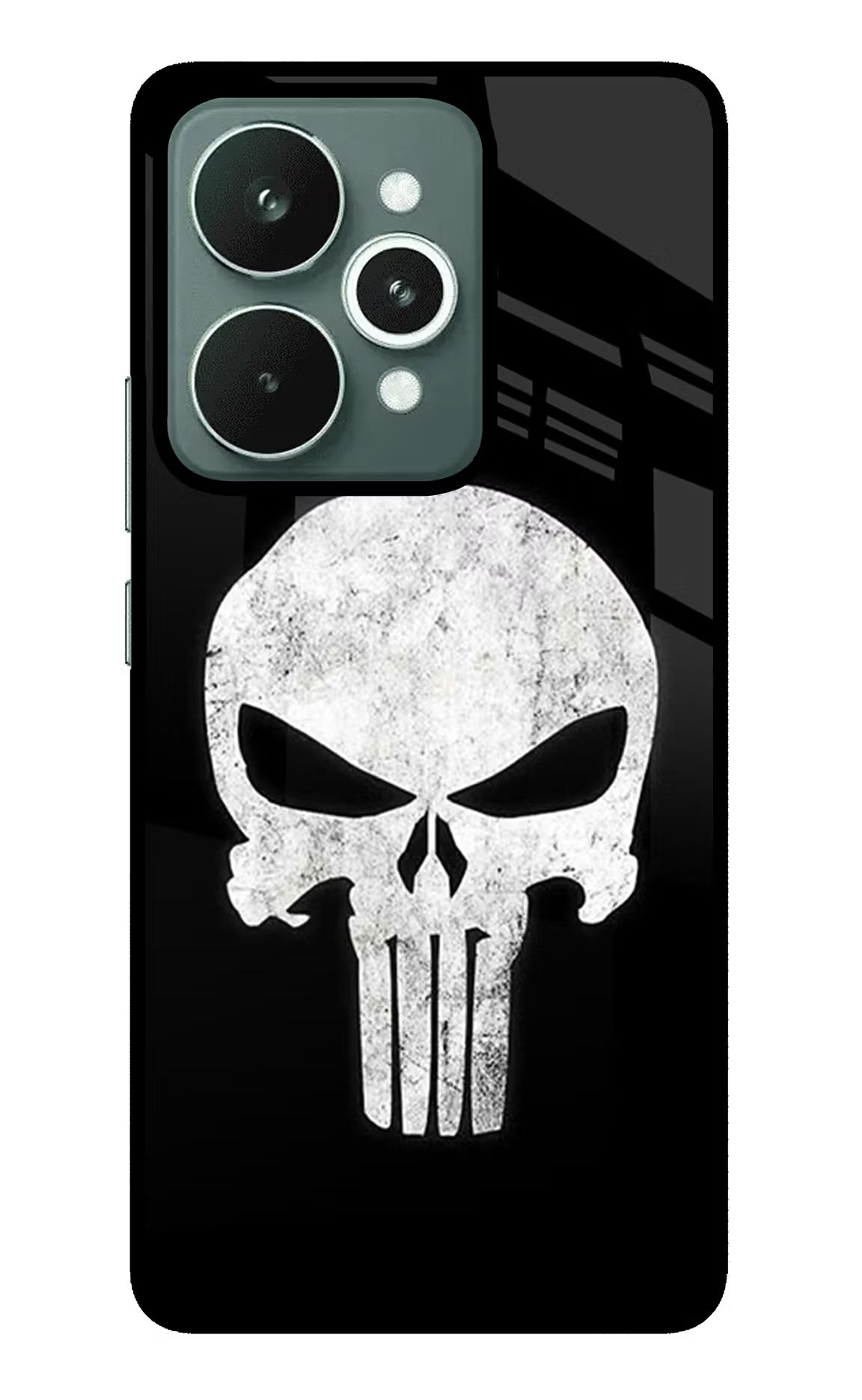 Punisher Skull Realme 15 Glass Case
