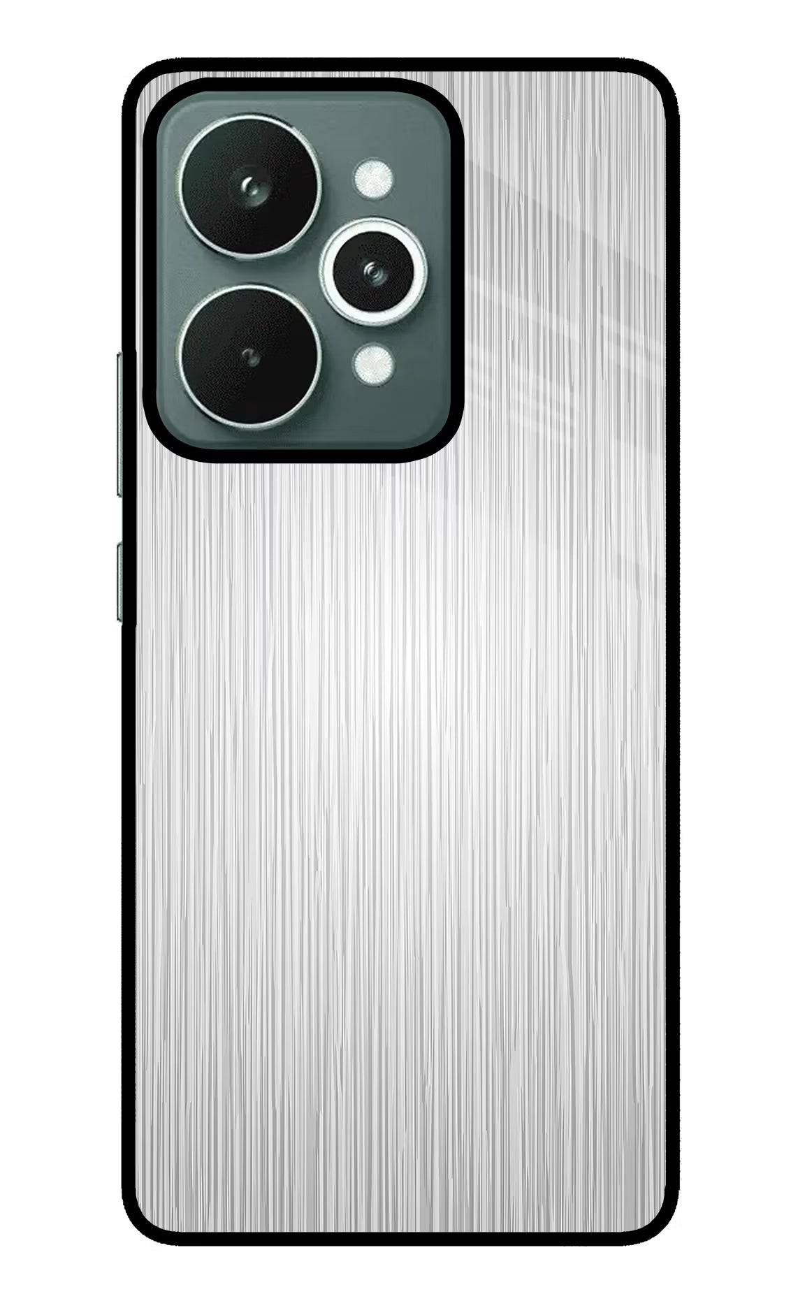 Wooden Grey Texture Realme 15 Glass Case