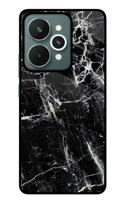 Black Marble Texture Realme 15 Back Cover