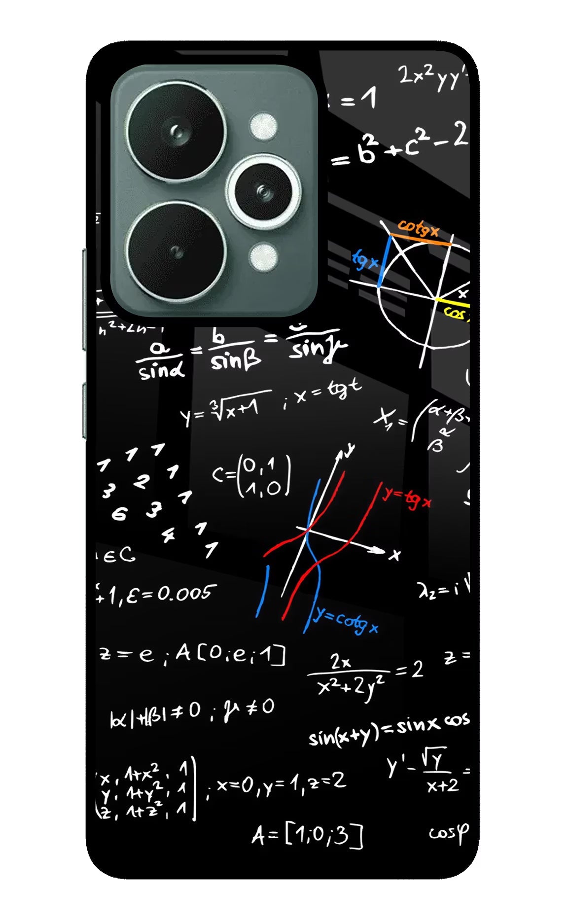 Mathematics Formula Realme 15 Glass Case