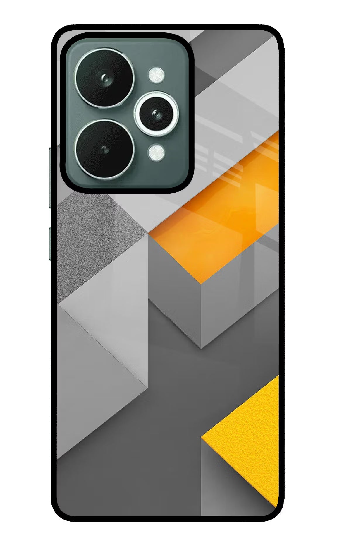 Abstract Realme 15 Glass Case