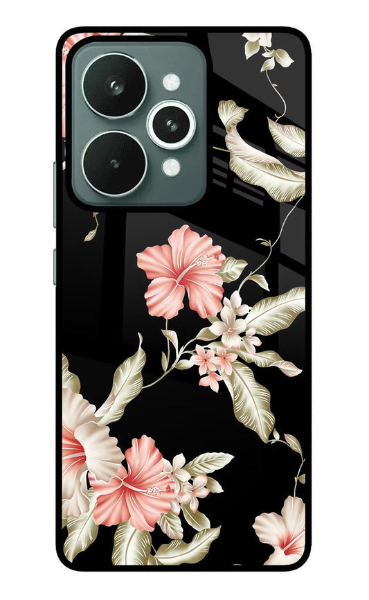 Flowers Realme 15 Glass Case