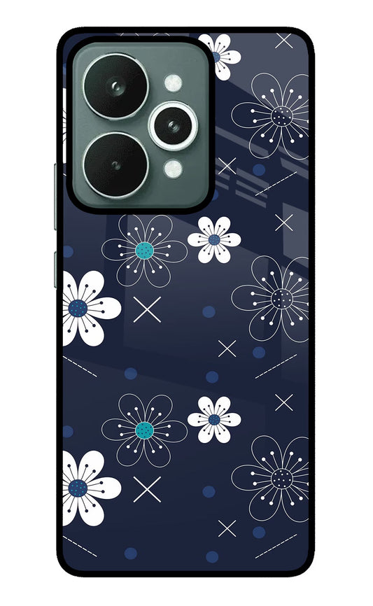 Flowers Realme 15 Glass Case