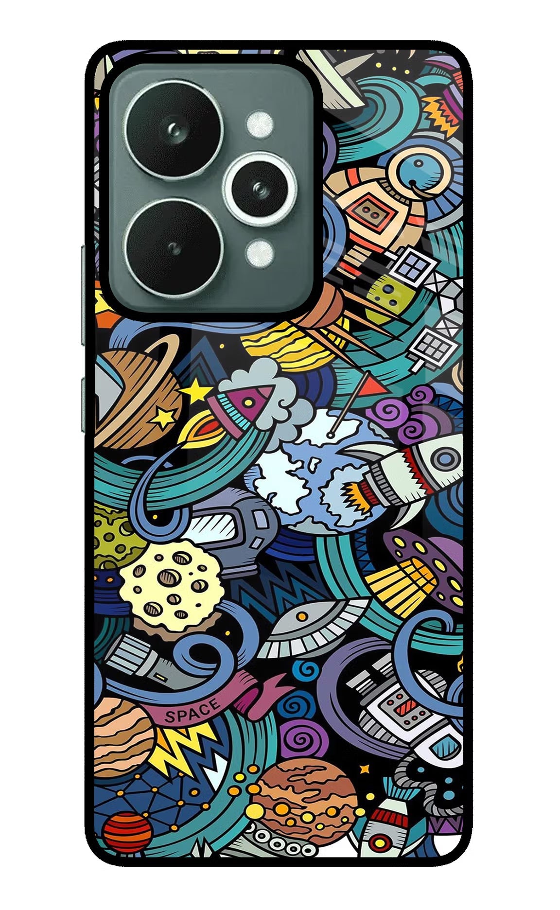 Space Abstract Realme 15 Back Cover