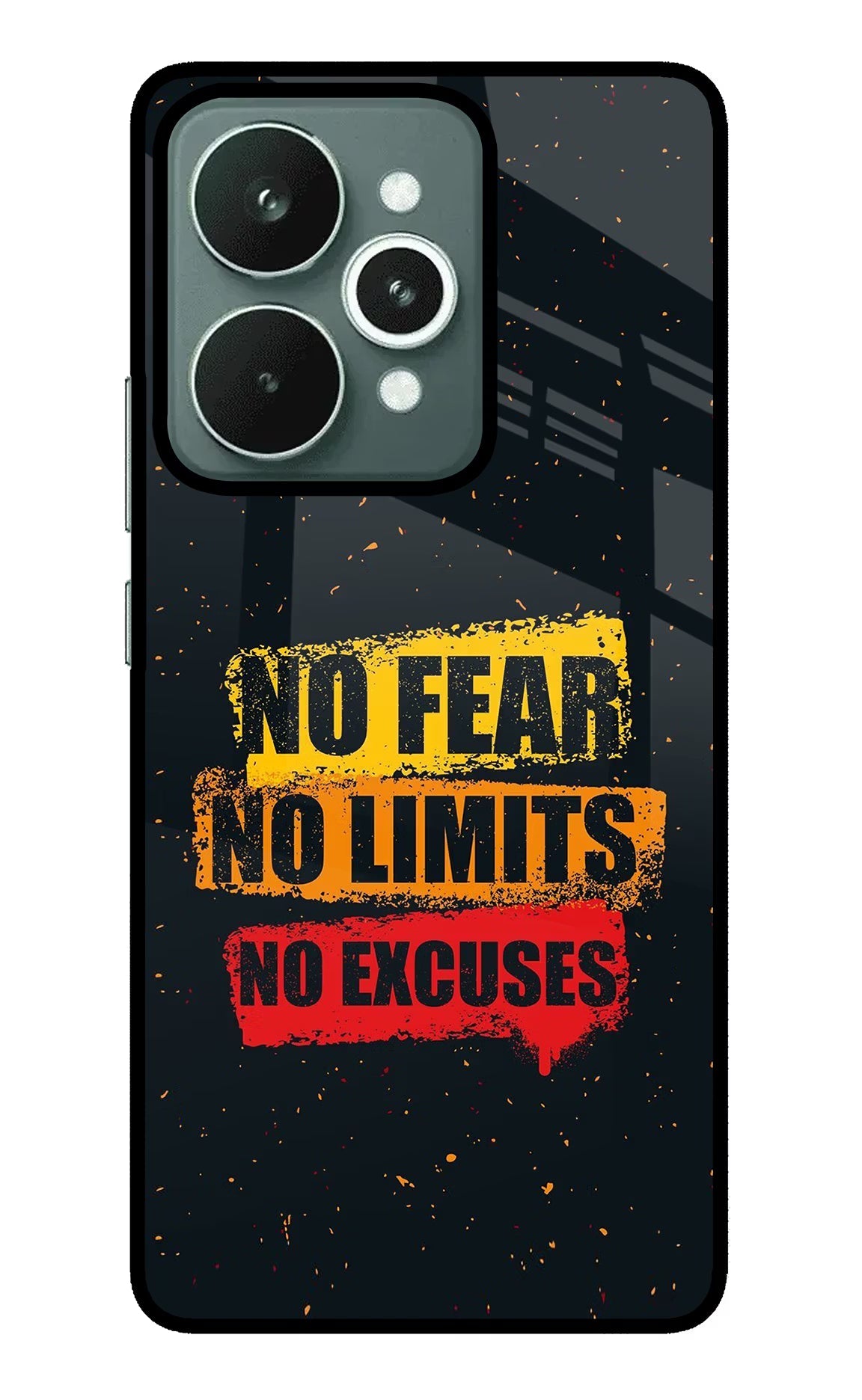 No Fear No Limits No Excuse Realme 15 Back Cover