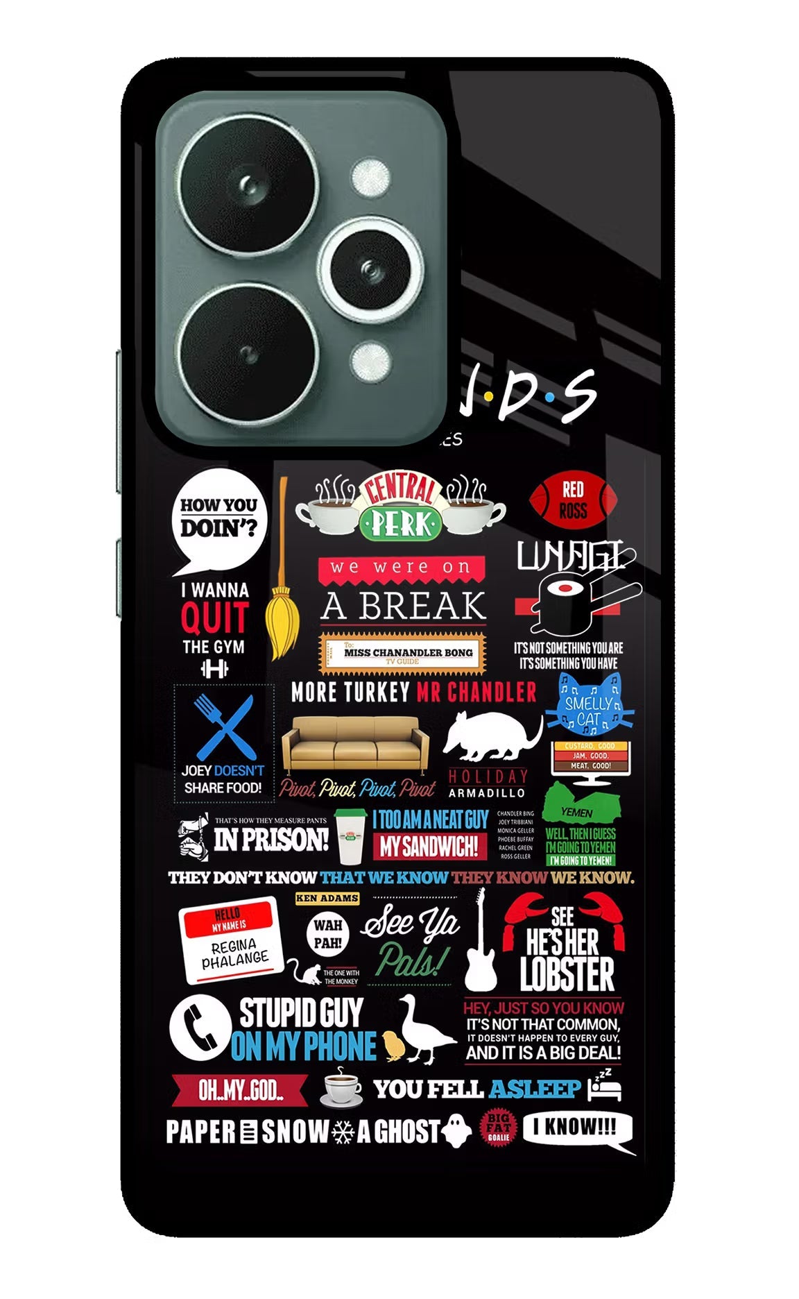 FRIENDS Realme 15 Glass Case