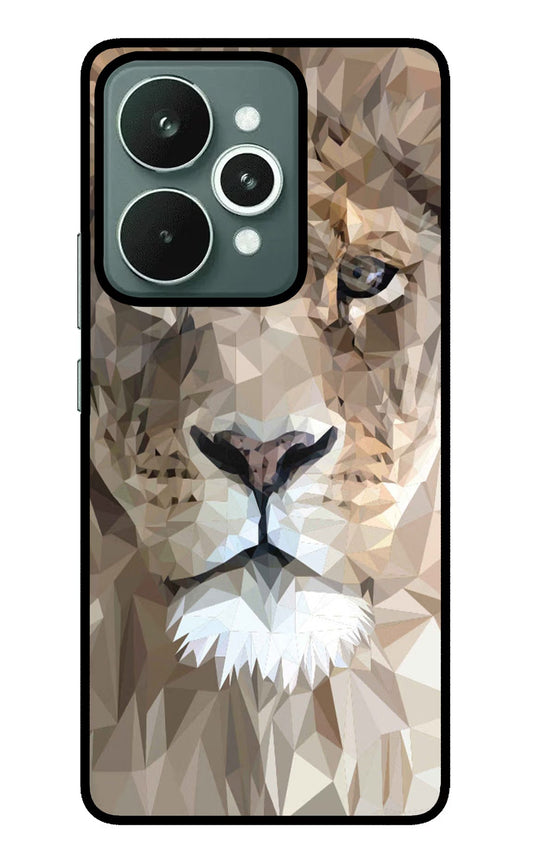 Lion Art Realme 15 Glass Case