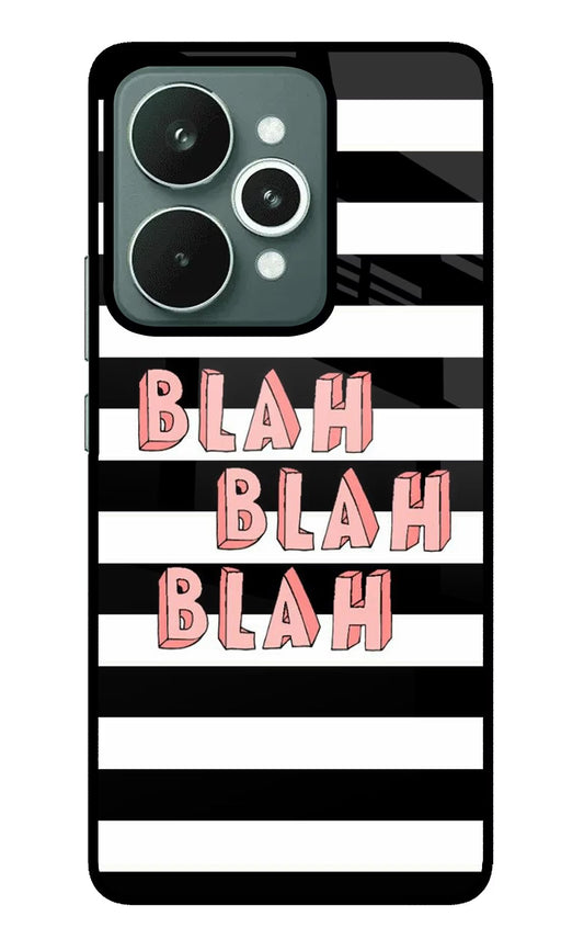 Blah Blah Blah Realme 15 Back Cover
