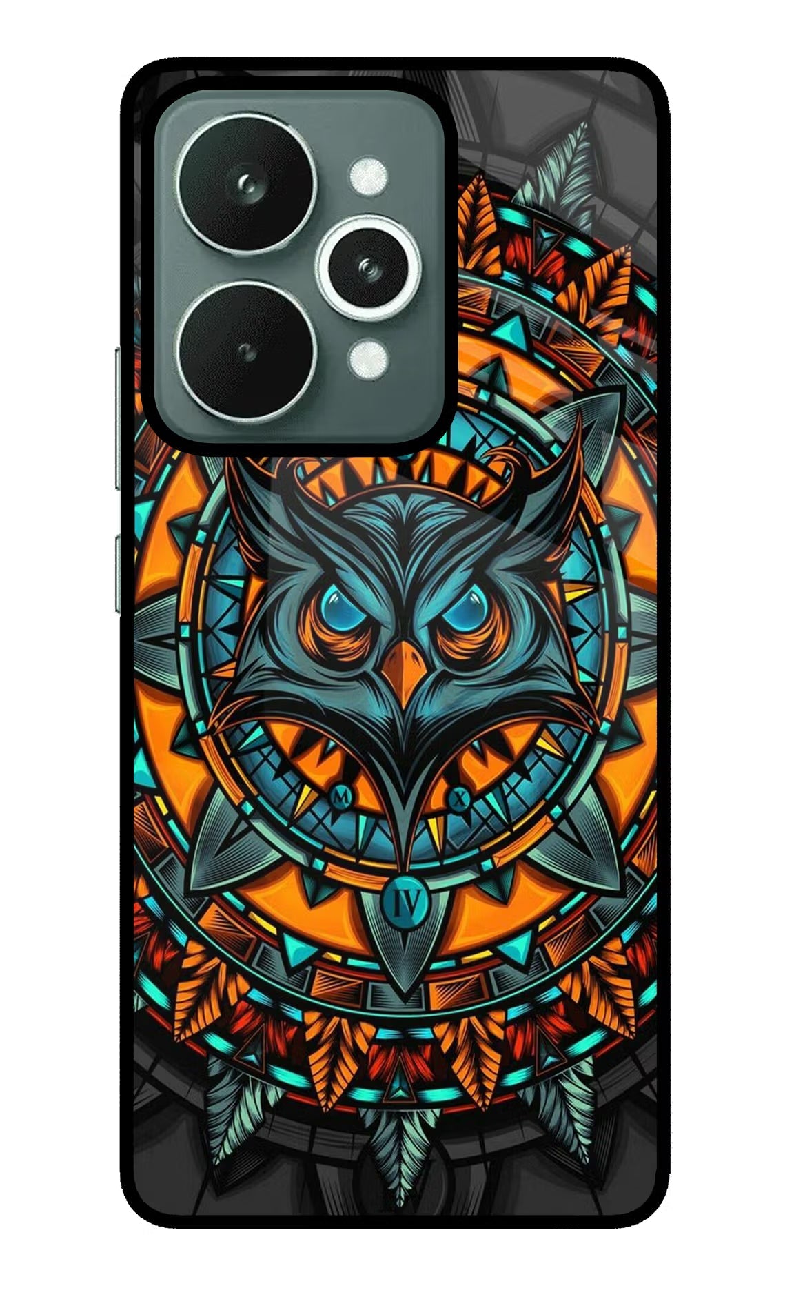 Angry Owl Art Realme 15 Back Cover