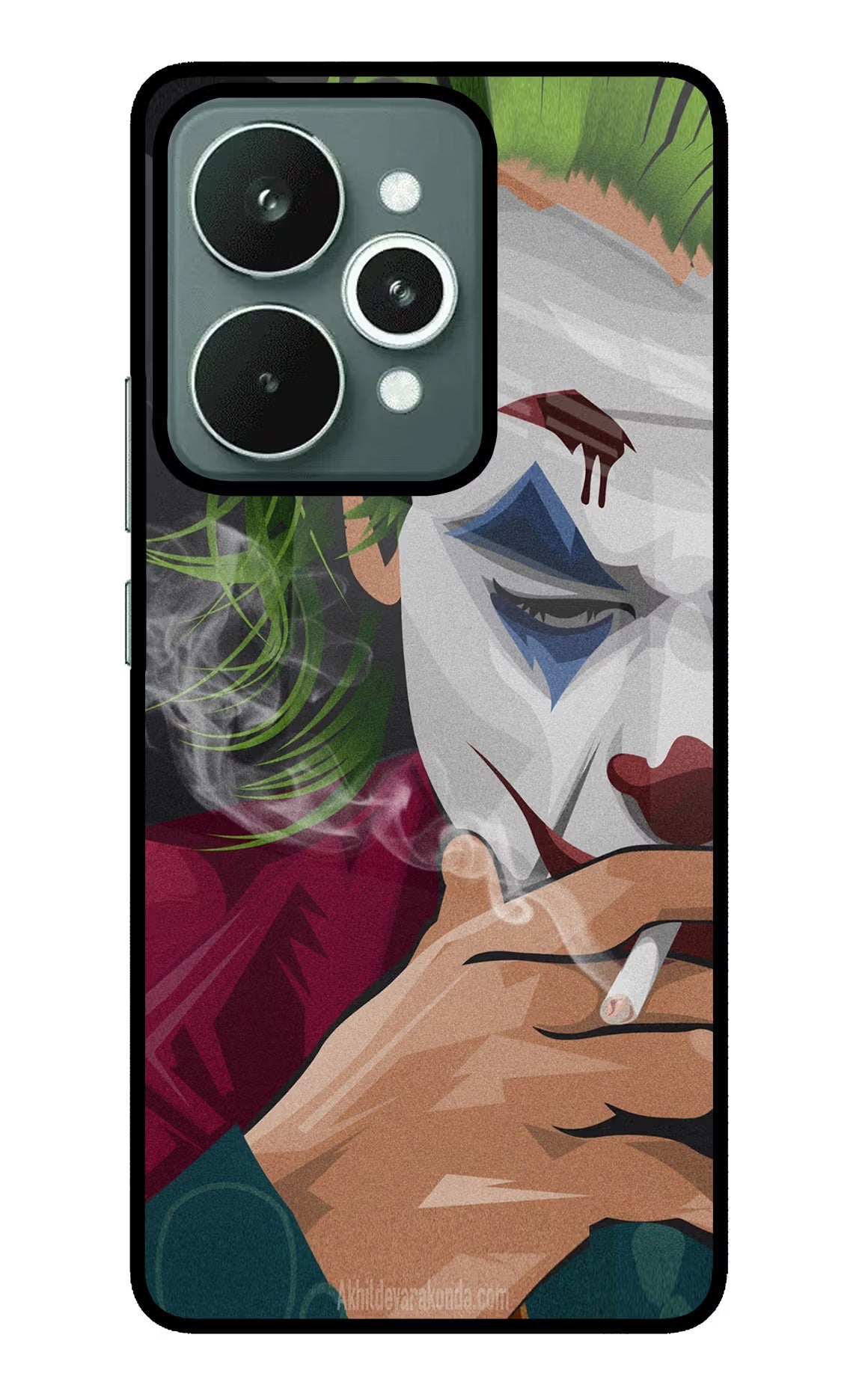Joker Smoking Realme 15 Glass Case