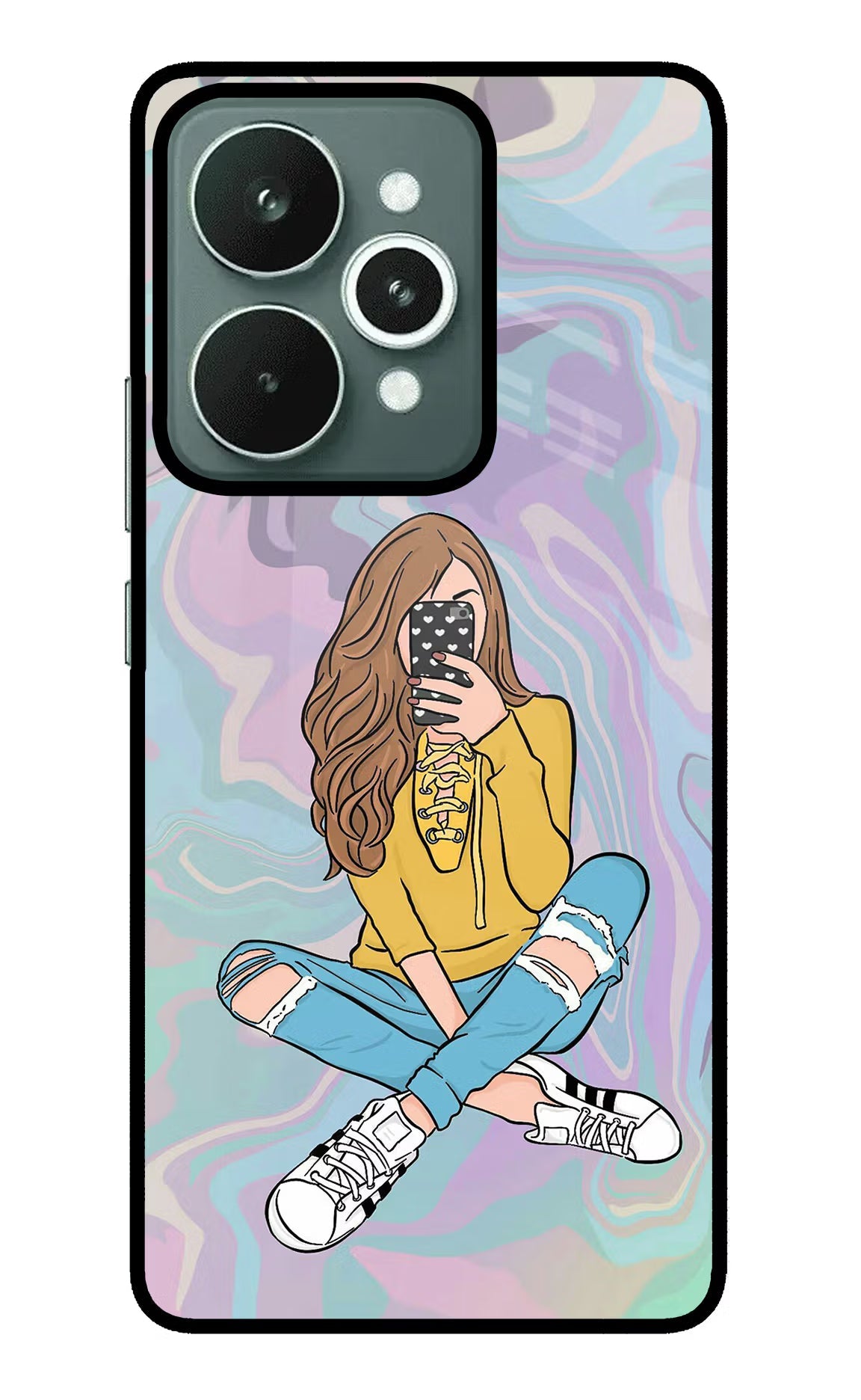 Selfie Girl Realme 15 Back Cover