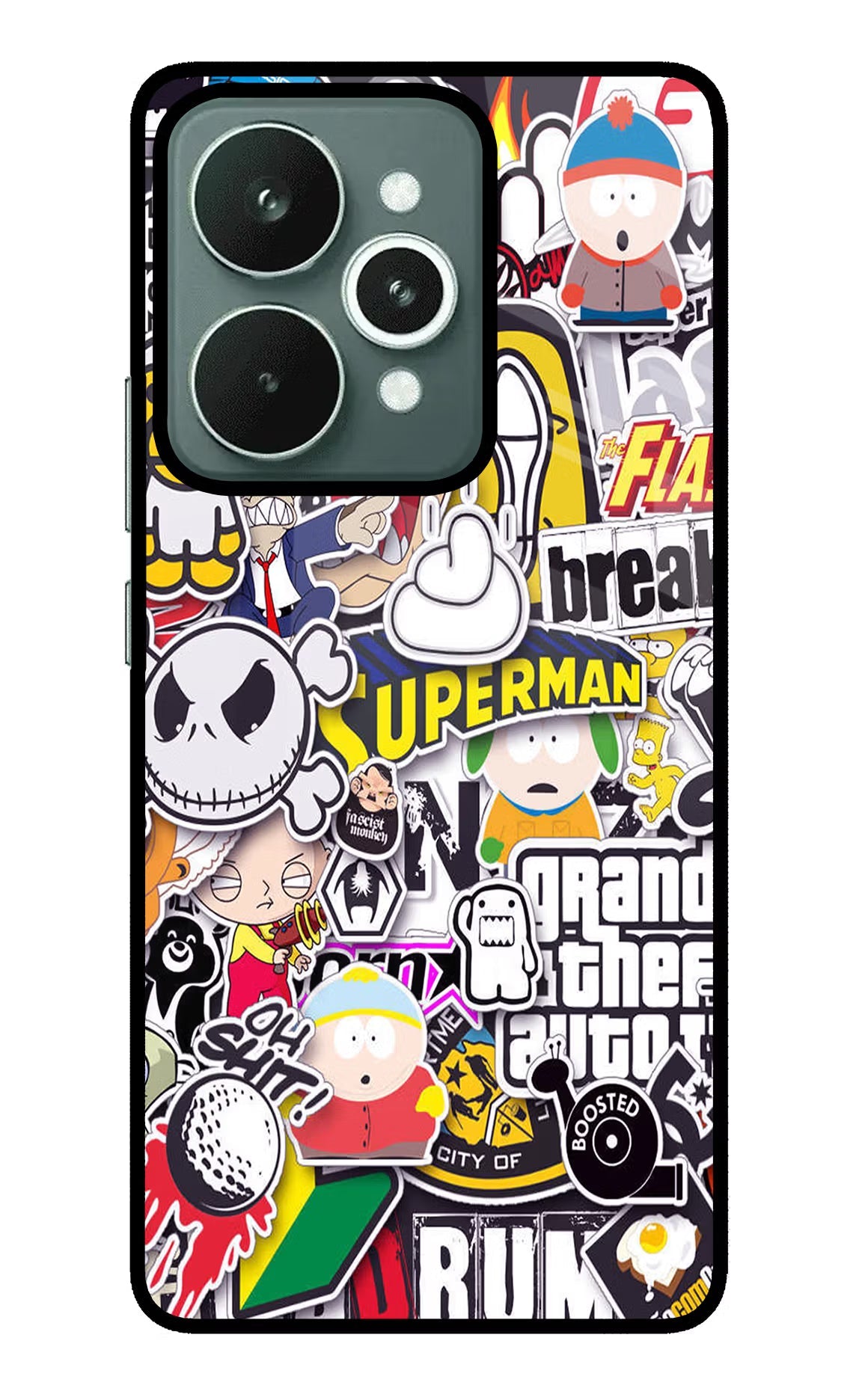 Sticker Bomb Realme 15 Back Cover