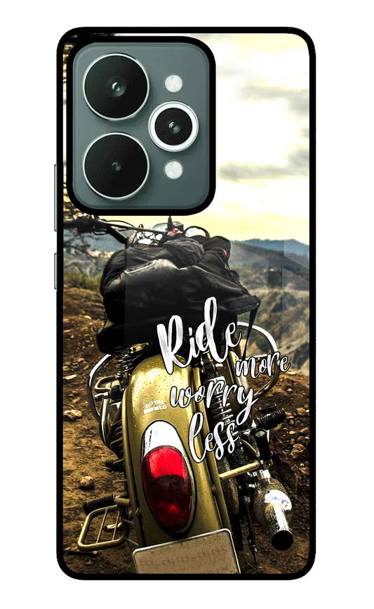 Ride More Worry Less Realme 15 Back Cover