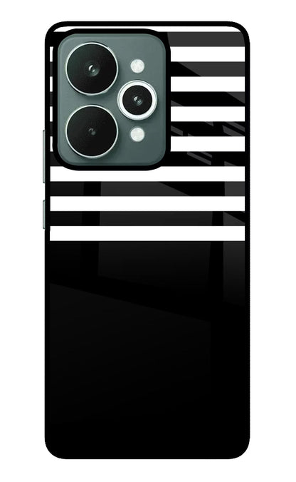 Black and White Print Realme 15 Back Cover