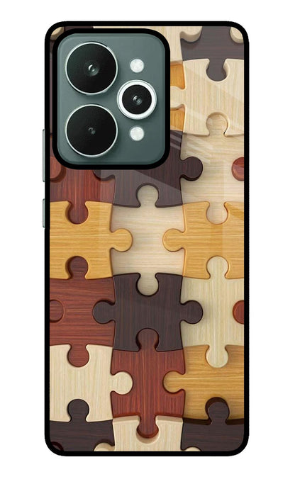 Wooden Puzzle Realme 15 Back Cover
