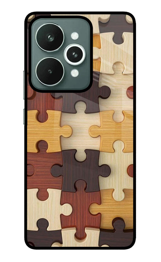Wooden Puzzle Realme 15 Back Cover