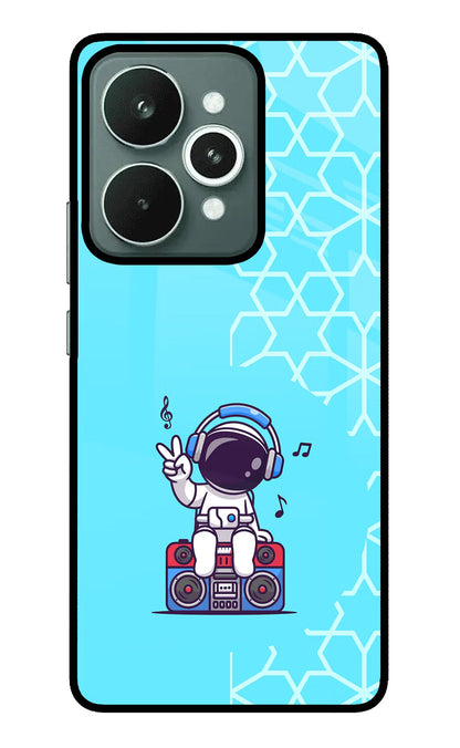 Cute Astronaut Chilling Realme 15 Back Cover