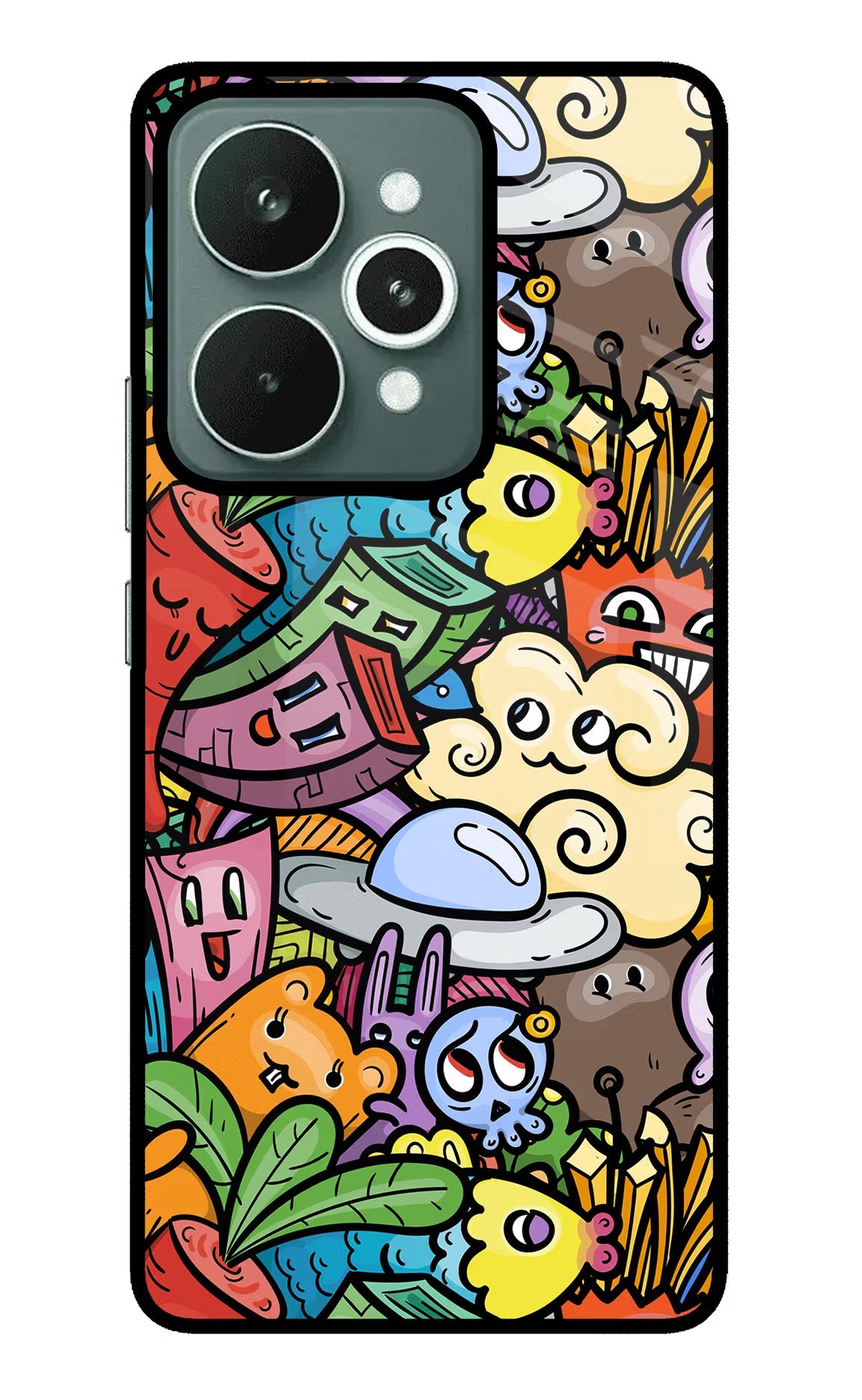 Veggie Doodle Realme 15 Back Cover