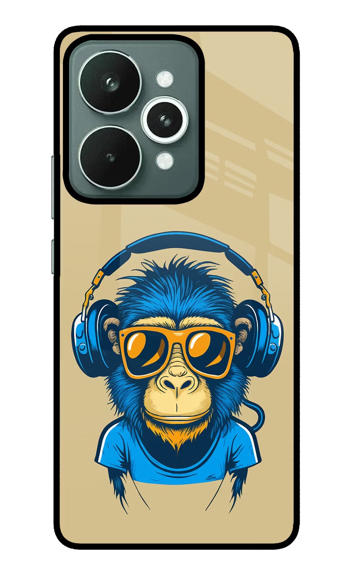 Monkey Headphone Realme 15 Back Cover