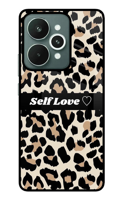 Leopard Print Self Love Realme 15 Back Cover