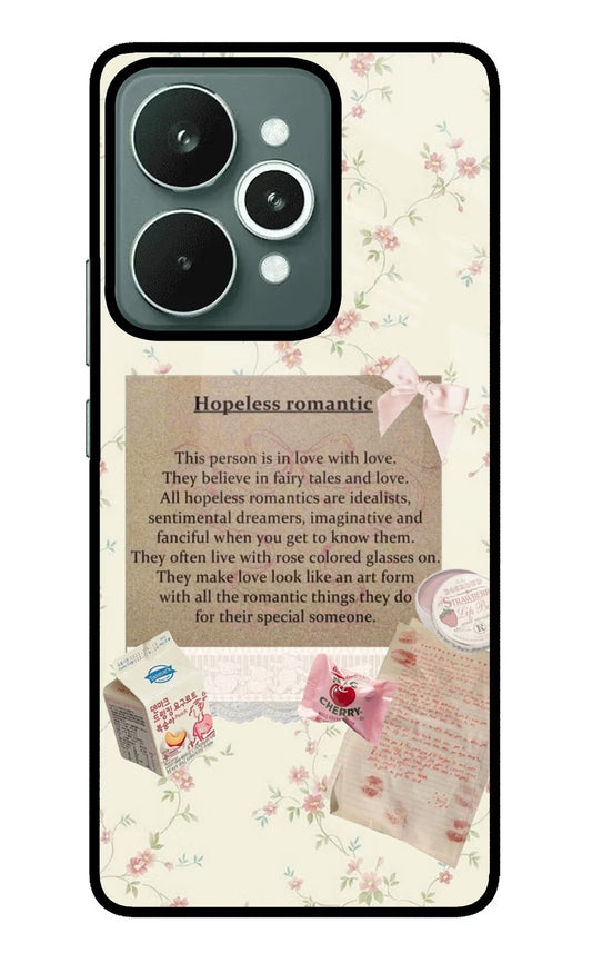 Hopeless Romantic Realme 15 Back Cover