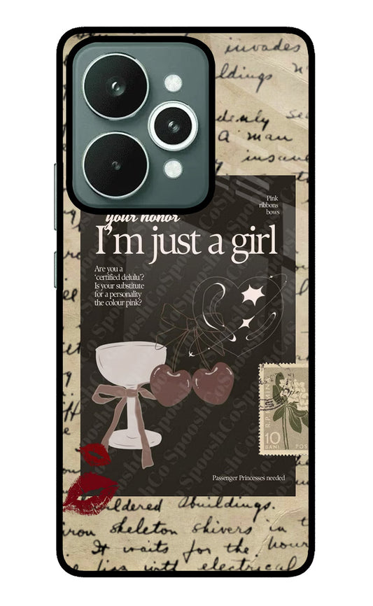 I am just a girl Realme 15 Back Cover