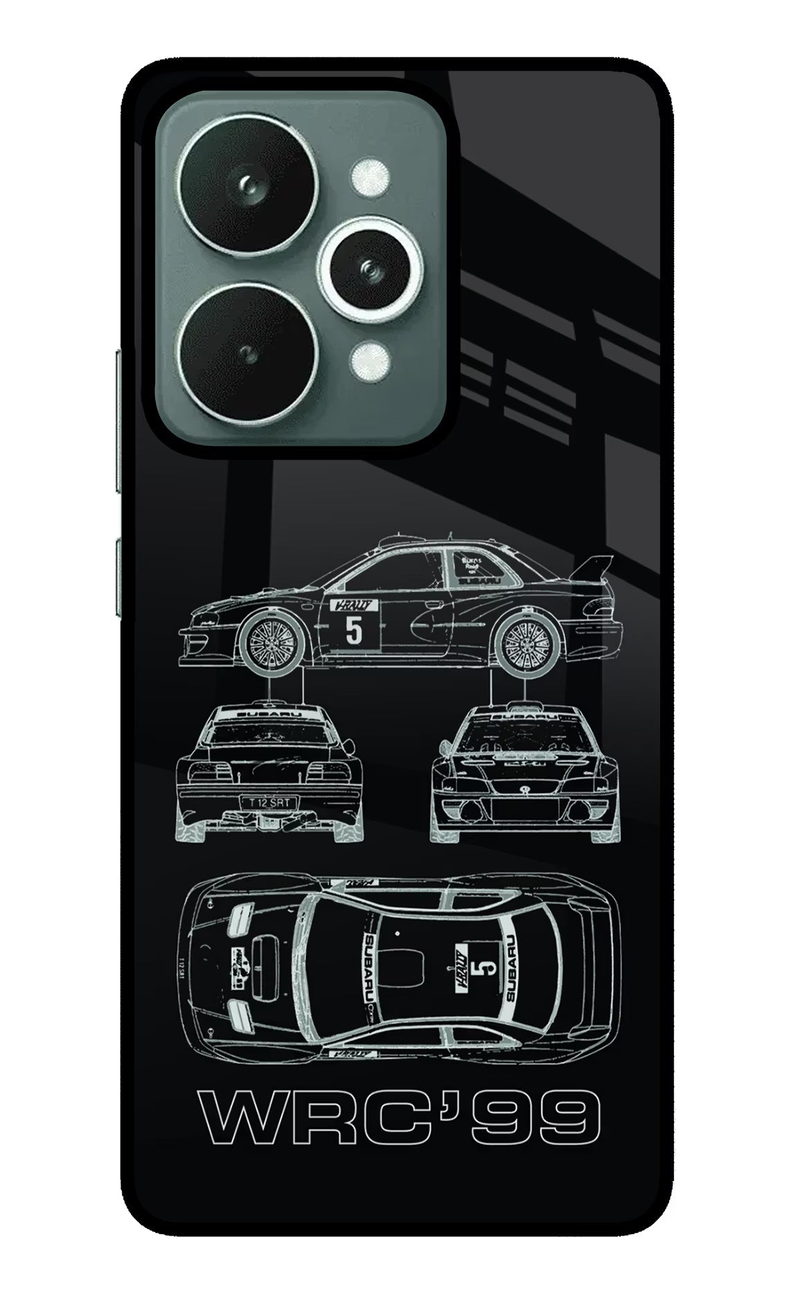 WRC'99 Realme 15 Glass Case