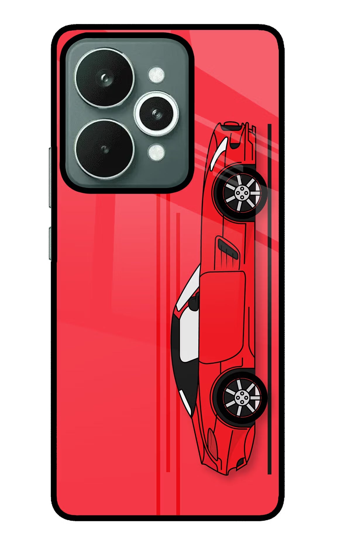 Red Velocity Realme 15 Back Cover