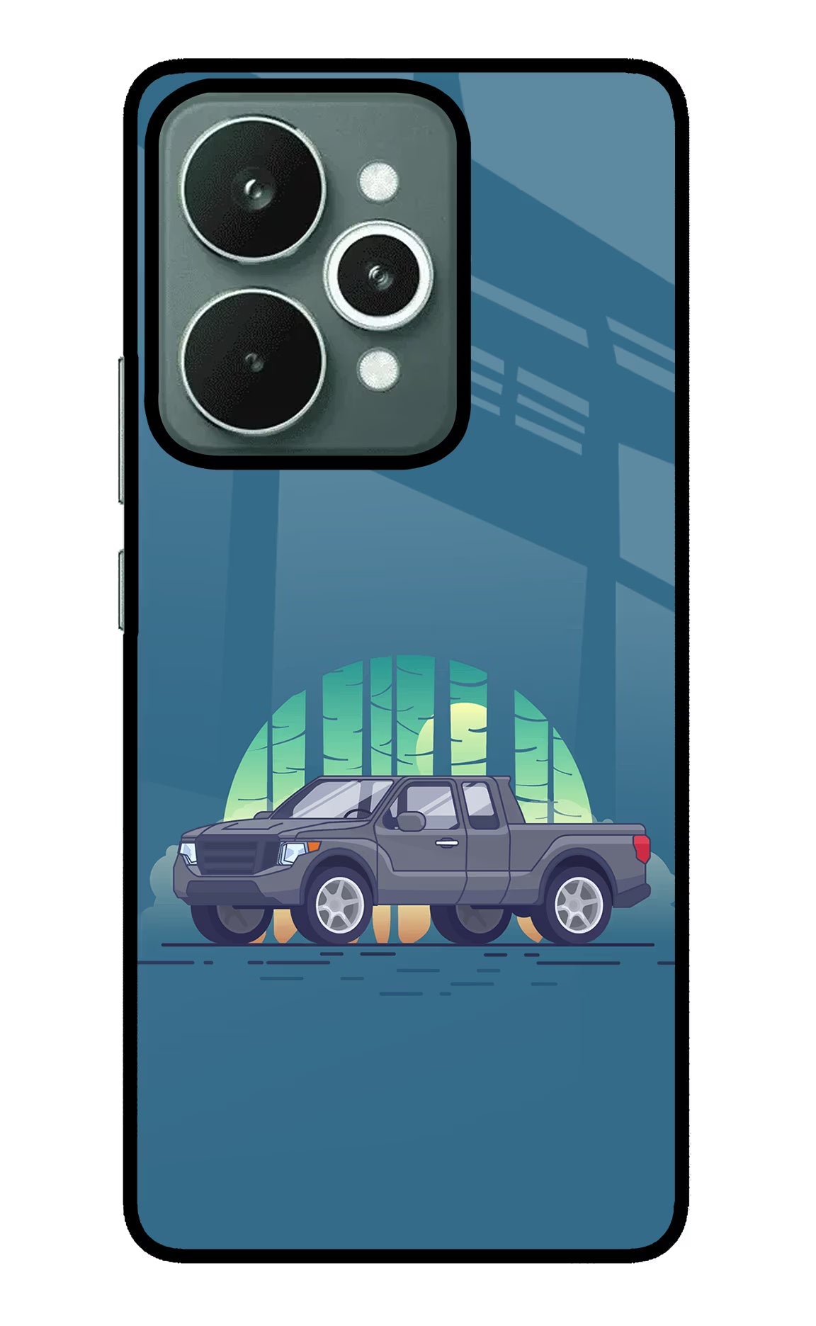 Retro Garage Vibe Realme 15 Back Cover