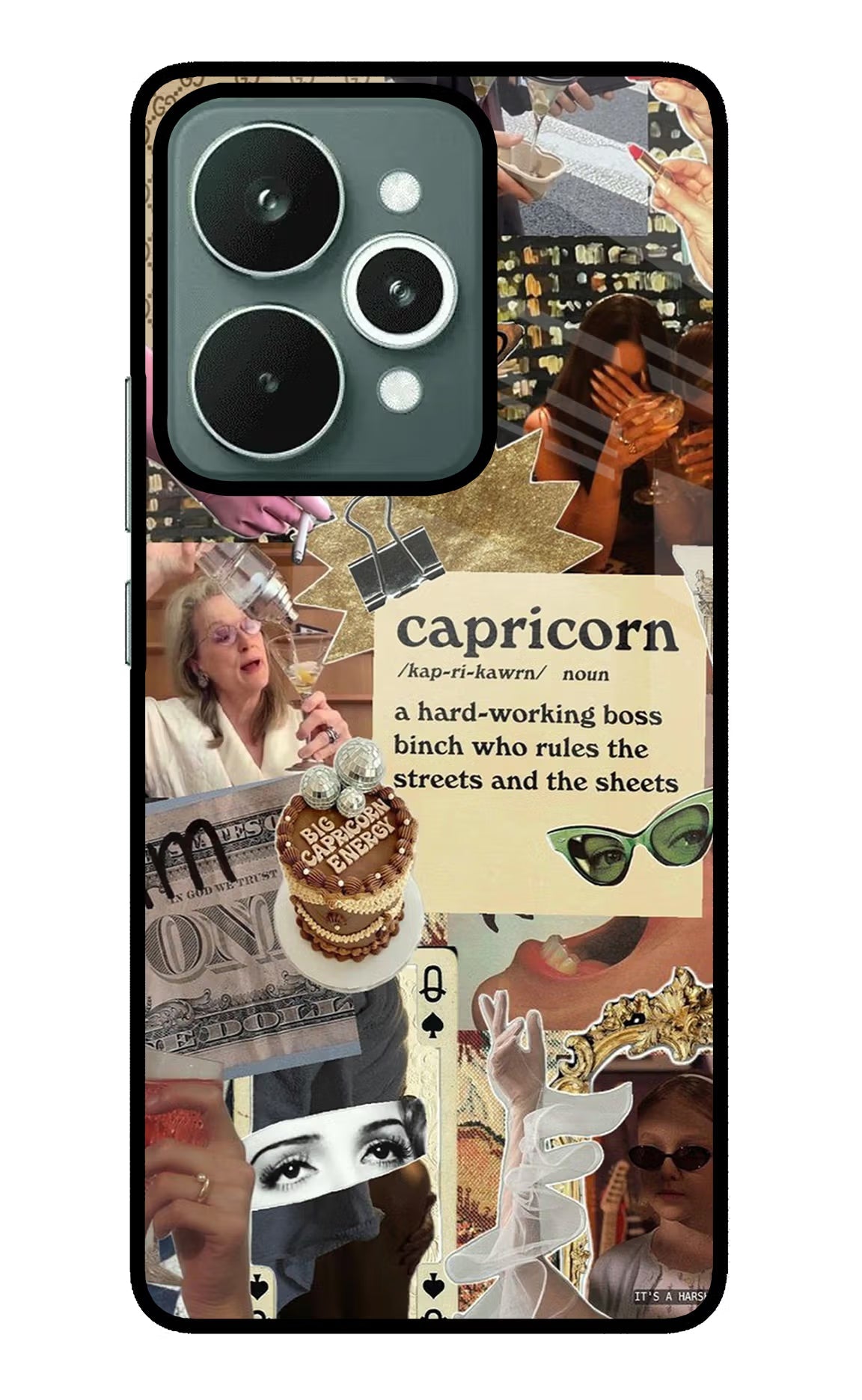 Capricorn Zodiac Realme 15 Back Cover