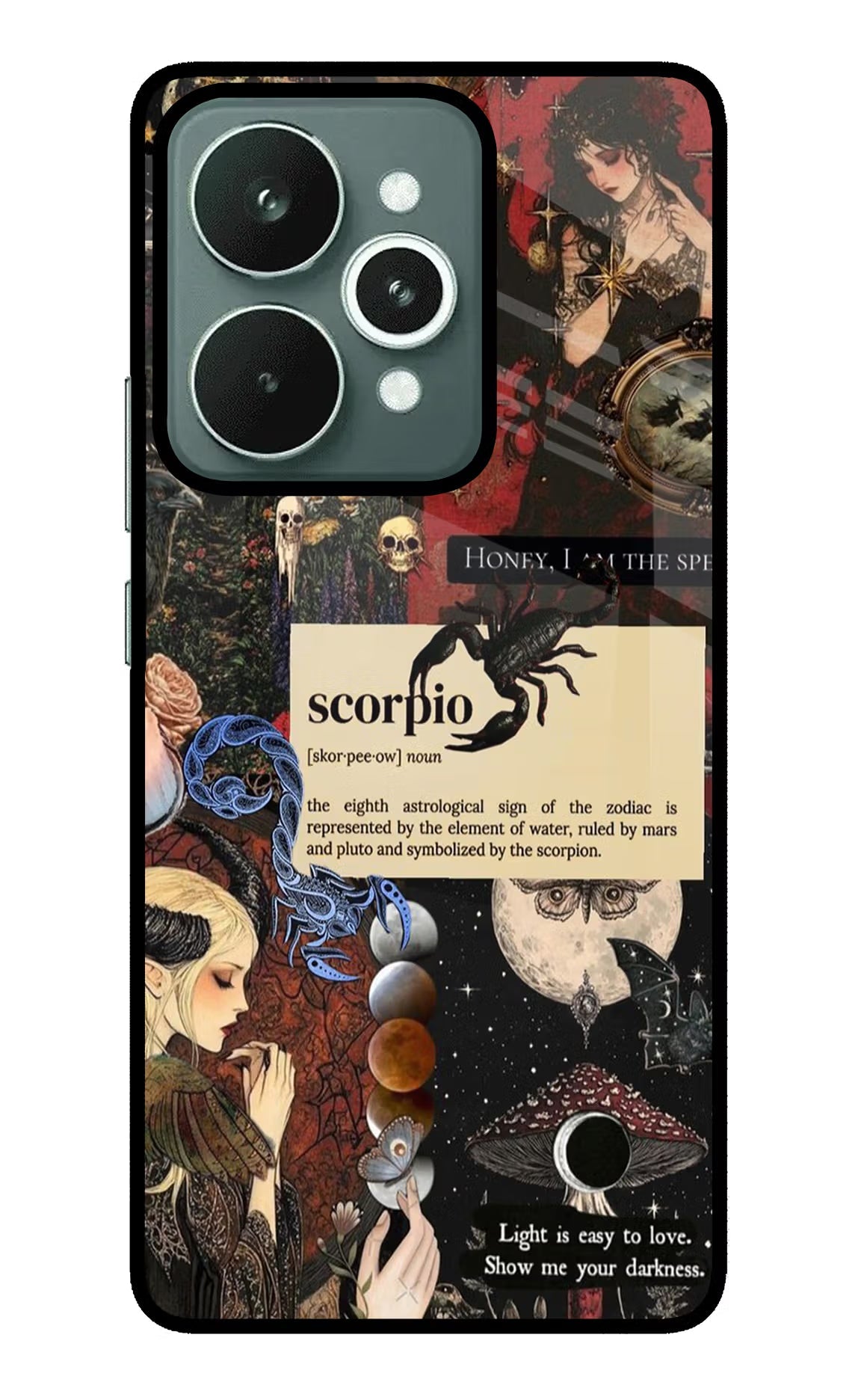 Scorpio Zodiac Realme 15 Glass Case