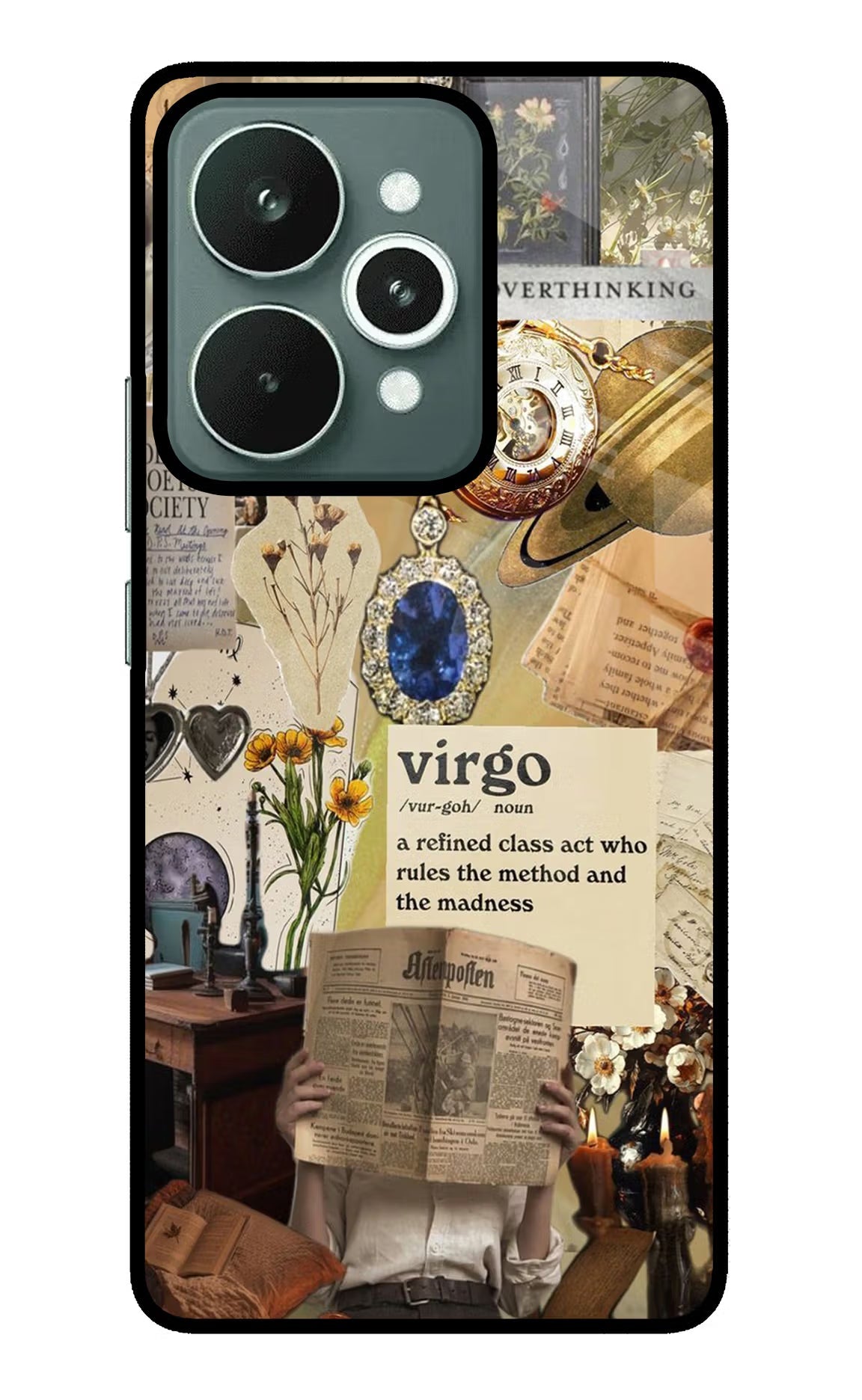 Virgo Zodiac Realme 15 Glass Case
