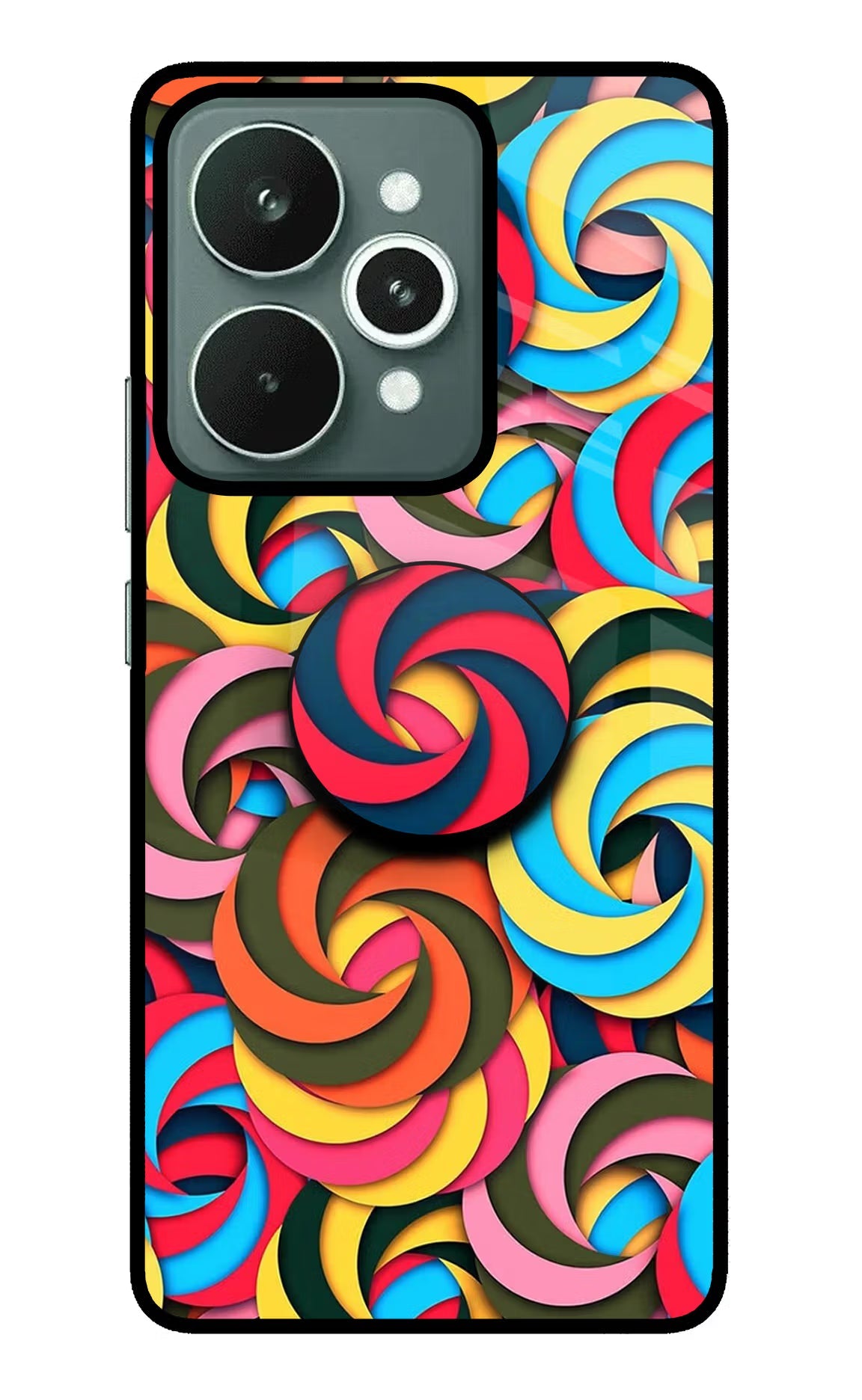 Spiral Pattern Realme 15 Pop Case