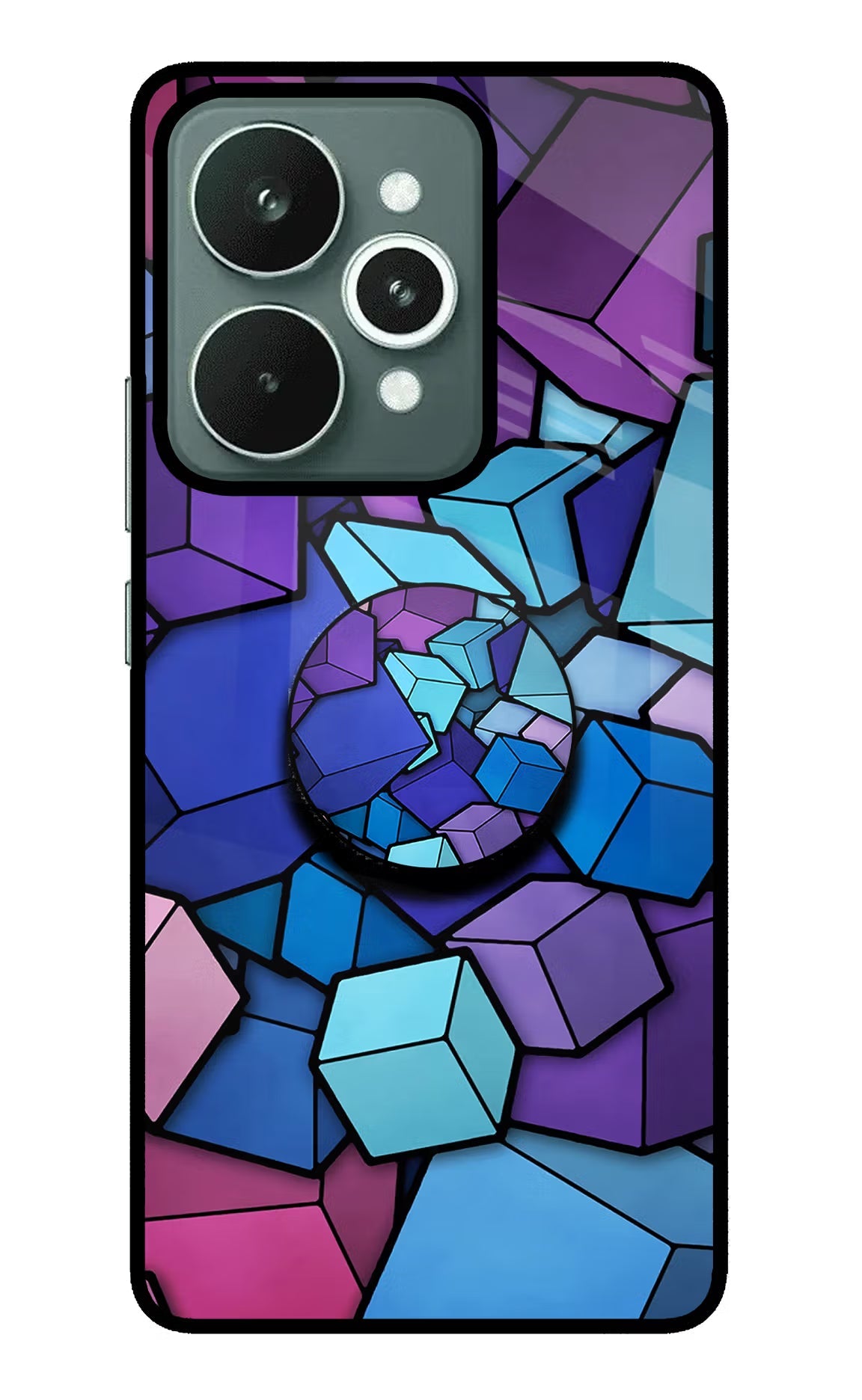 Cubic Abstract Realme 15 Pop Case