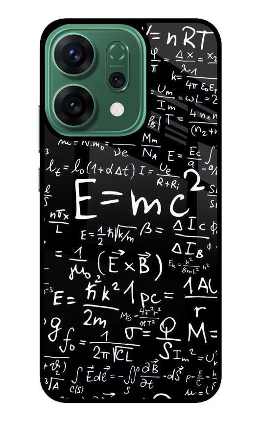 Physics Formula Oppo Reno14 5G Back Cover