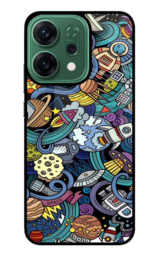 Space Abstract Oppo Reno14 5G Back Cover