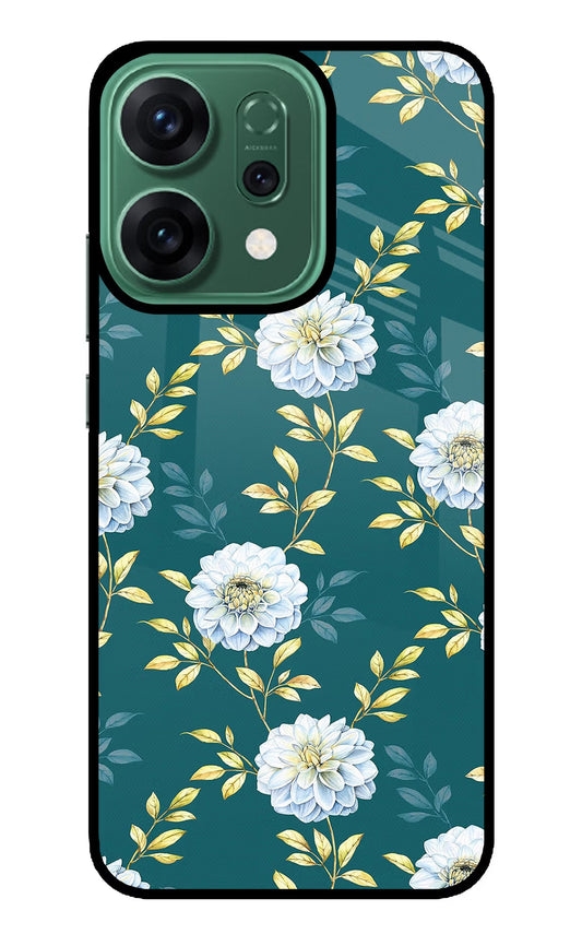Flowers Oppo Reno14 5G Back Cover