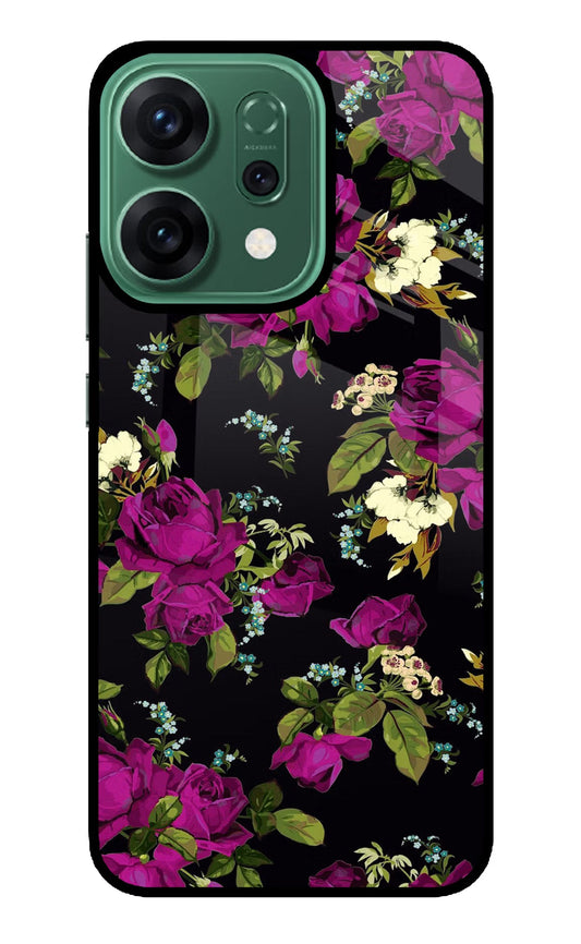 Flowers Oppo Reno14 5G Back Cover