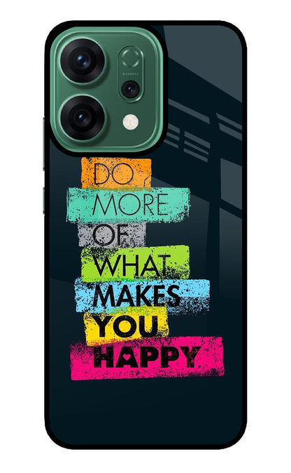 Do More Of What Makes You Happy Oppo Reno14 5G Back Cover