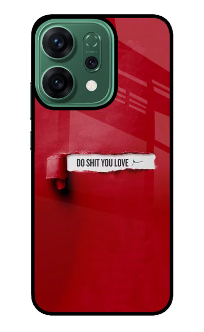 Do Shit You Love Oppo Reno14 5G Back Cover