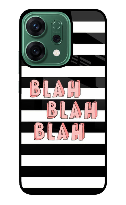 Blah Blah Blah Oppo Reno14 5G Back Cover