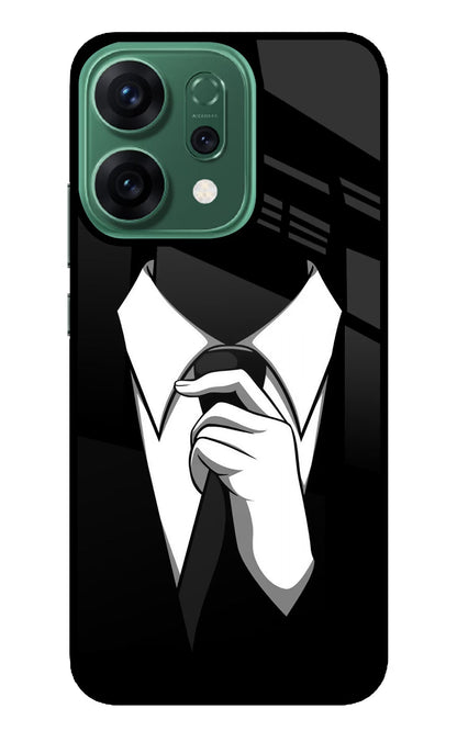 Black Tie Oppo Reno14 5G Back Cover